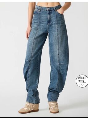 Steve Madden AUSTIN JEAN BLUE HEATHER Sz 24. NWOT